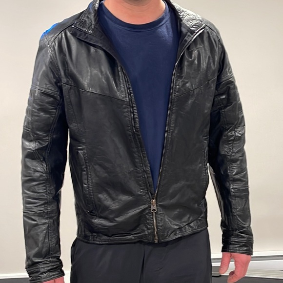 Mens G-star leather jacket - Picture 1 of 6